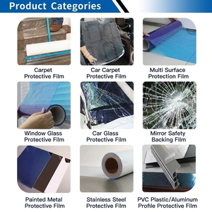 Film de protection auto-adhésif en PE durable et imperméable pour tapis de voiture, idéal pour les revêtements de sol temporaires, la réparation de véhicules et le transport. - Product Image 6