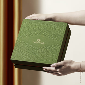 カスタムロゴ入り高級段ボール蓋と底付き包装箱、高級携帯用紙製ハード高級ギフトボックス（アイクリームスポンジ用） - Product Image 4