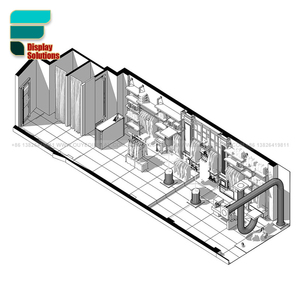 Negozi di abbigliamento di Design Design di lusso di fascia alta negozi di abbigliamento <span class=keywords><strong>mobili</strong></span> negozio di abbigliamento Interior Design - Product Image 6