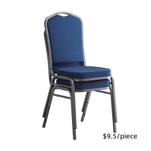 Modern Taç Sırtlı İstiflenebilir Ziyafet Sandalyesi Siyah Kalın Oturma Yeri Yüksek Yoğunluklu Sünger Demir Villa Giriş Holü Toptan Satış 2024 - Product Image 2