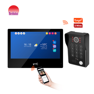 Timbre de vídeo visual inteligente de 10,1 pulgadas con detección de movimiento para seguridad del hogar <span class=keywords><strong>Wifi</strong></span> de <span class=keywords><strong>2</strong></span> cables y Poe para teléfono de puerta de Villa - Product Image 1