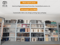 Boîtes de rangement pliables personnalisées avec logo 2025 pour vêtements, décoration intérieure, organiseurs de tiroirs pour vêtements et jouets, bacs de rangement pour enfants
