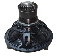 Haut-parleur coaxial de 15 pouces de bonne qualité, audio professionnel avec cornet de 15 pouces
