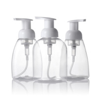 Bouteilles en plastique PET vides de 250 ml, 300 ml, 500 ml pour cosmétiques, avec logo, pour savon, shampoing, lotion moussante, pompe distributrice de liquide pour bébé