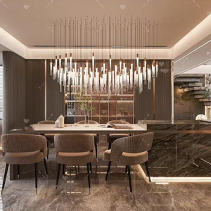 वेको बड़े झूमर के झूले को प्रकाश परियोजना के लिए बड़े कस्टम बनाया गया छत आधुनिक और लक्जरी झूमर - Product Image 3