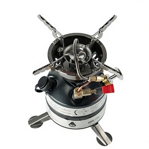 Estufa de Gasolina Portátil de 450 ml, Quemador de Acero para Exteriores, para Senderismo y Camping, Parrillas para Cocinar en Campamentos - BRS BRS-12A - Product Image 6