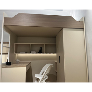 <span class=keywords><strong>Lit</strong></span> superposé pour enfants en <span class=keywords><strong>bois</strong></span> <span class=keywords><strong>massif</strong></span> de couleur rose Madera Modern Princess bon marché en MDF - Product Image 3