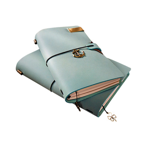 Diario de viaje Vintage recargable cuaderno personalizado portátil hecho a mano cuero genuino diario de cuero de tapa dura OEM y OEM 1 Uds NY62 - Product Image 2