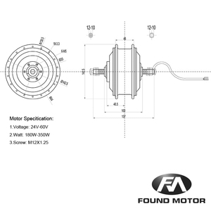 Rueda <span class=keywords><strong>de</strong></span> transmisión delantera del <span class=keywords><strong>Motor</strong></span> <span class=keywords><strong>de</strong></span> radios impermeable <span class=keywords><strong>de</strong></span> 36V 250W <span class=keywords><strong>para</strong></span> bicicletas eléctricas <span class=keywords><strong>Motor</strong></span> <span class=keywords><strong>de</strong></span> bicicleta eléctrica - Product Image 6