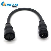 Connecteur de câble étanche DREAM M25 à 4 broches, 250V 20A IP68, en nylon PA66, prise mâle/femelle circulaire