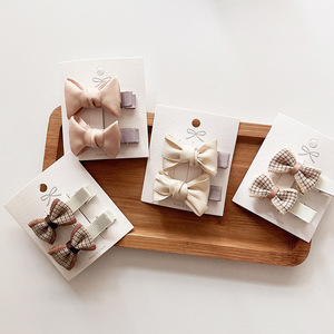 Lote de 2 pinzas para el pelo para niña pequeña, accesorios coreanos para el cabello para niña pequeña, pasadores de bebé, horquilla para adolescentes - Product Image 1