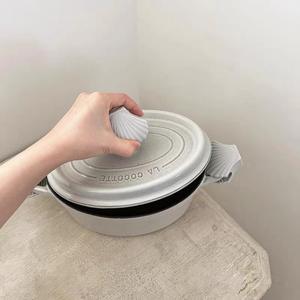 قفاز مقاوم للحرارة من السيليكون لقبضة الأواني، مضاد للحرق، مقبض لأدوات الطبخ والمقالي والأفران، غير قابل للانزلاق، قابل لإعادة الاستخدام، أداة حماية للمطبخ - Product Image 2