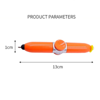 Stylo Bille Multifonctionnel LED Lumineux Anti-Stress Rotatif avec Fidget Spinner et Stylet Lumineux – Cadeau Promotionnel Personnalisé en Plastique