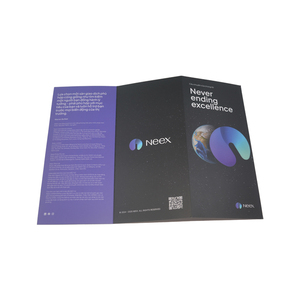 A4A5 Página triple Página <span class=keywords><strong>de</strong></span> una sola página Página en color Carpeta personalizada Impresión <span class=keywords><strong>de</strong></span> tarjetas <span class=keywords><strong>de</strong></span> <span class=keywords><strong>cupones</strong></span> <span class=keywords><strong>de</strong></span> boletos - Product Image 2