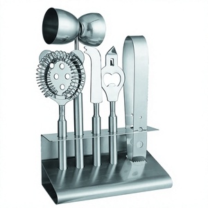 ที่กรองเหล็กสแตนเลสสำหรับบาร์ที่เปิดขวดน้ำแข็งสีเงิน - Product Image 1