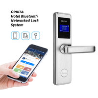 Cerradura Inteligente para Puerta de Hotel con Pantalla LCD, Desbloqueo con Tarjeta RFID y Aplicación TT