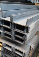 Acero de Canal Negro Q235B / Acero al Carbono Laminado en Caliente, Canal en U 5 # -40 #   Para Talleres y Construcción de Acero