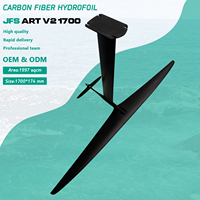 Ensemble hydrofoil JFS ART V2 1700 - Aile en fibre de carbone et aluminium pour sports nautiques, durable, étanche, portable, propulsion longue distance