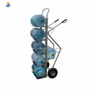 Chariot multifonctionnel à bidon d'eau en bouteille pliable industriel utilisé pour le magasin et la boutique