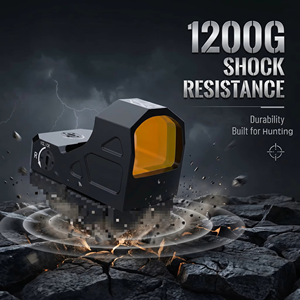 Mira Telescópica Táctica TYPHON Red Dot de Aleación de Aluminio de Alto Perfil, Resistente a Impactos de 1200Gs, Impermeable, con Brillo Ajustable y Función Shake Awake - Product Image 3