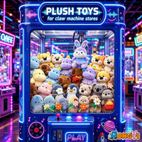 Peluche Lapin Adorable 8 Pouces Tendance Actuelle, Design Kawaii, pour Distributeur Automatique de Jouets et Cadeaux