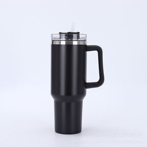 40oz H1.0 Handle <b>Car</b> Travel Tumbler Vacuum <b>Mug</b> Lid Straw Non-Slip Base OEM ODM Custom Color - Product Image 5