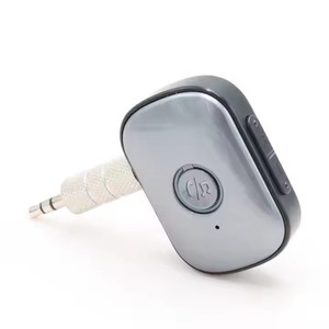 Transmisor inalámbrico Receptor 2 en 1 Adaptador inalámbrico 3,5mm Audio AUX Adaptador Mp3 Plata Adaptador inalámbrico para automóvil - Product Image 1