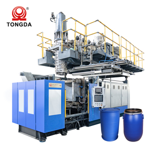 TDB-250F 200L HDPE PVC PE plastique Tambour Extrusion soufflage Machine Automatique Open Top Barrel Making - Product Image 1