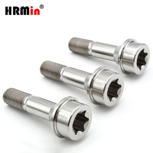 HRMin Factory 10,9 grado <span class=keywords><strong>antirrobo</strong></span> pernos de cubo de rueda de titanio asiento de cono <span class=keywords><strong>tornillo</strong></span> de sujeción M14X1.5X52mm para Ferrari nueva condición - Product Image 4
