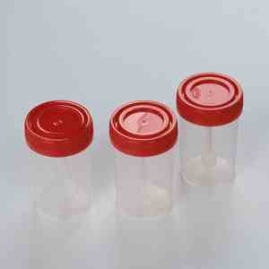 Dùng một lần 30ml nắp màu đỏ tốt nghiệp nước tiểu Phân Mẫu <span class=keywords><strong>container</strong></span> - Product Image 2