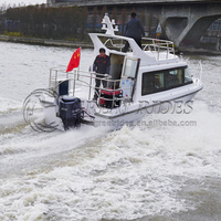 Prix usine grand bateau de luxe en fibre de verre 31.2m/9.5ft péniche de débarquement bateau pilote avec cabine