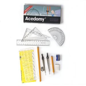 Juego de Instrumentos Matemáticos a Precio Económico: Compás, Regla, Transportador, Juego de Geometría para Dibujo - Product Image 1