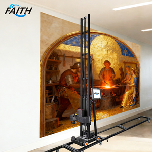מדפסת קיר ניידת תלת-ממדית UV מדגם Faith 2880DPI עם ראש Epson לקישוט קירות במלונות ומסעדות - Product Image 1