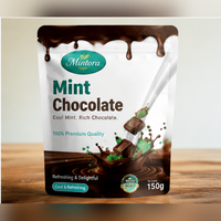 OEM vochtbestendige bedrukte chocolade-havermout-droogfruitverpakking staande pouch mylar zak met hersluitbare ziplock