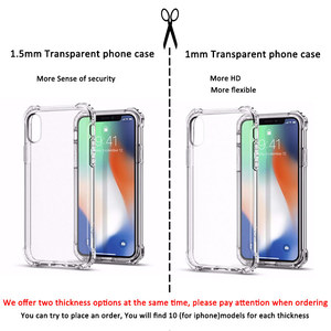 CYTLTB 1,5mm alta cubierta transparente para iPhone 11 caso <span class=keywords><strong>claro</strong></span> Tpu transparente del teléfono móvil de la caja del teléfono celular para el caso de iPhone - Product Image 2