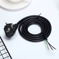 Câble d'alimentation CE EU, cordon d'extension CEE 7/7 3 conducteurs en cuivre pur, extrémités dénudées, pour appareils électroménagers, vente en gros