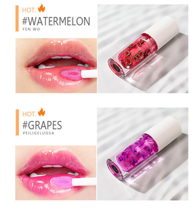 Aceite Labial Vegano Hidratante de Alta Calidad con Sabor a Frutas, Brillo Labial Humectante de Larga Duración, Cuidado Labial, Aceite Labial de Marca Privada - Product Image 6