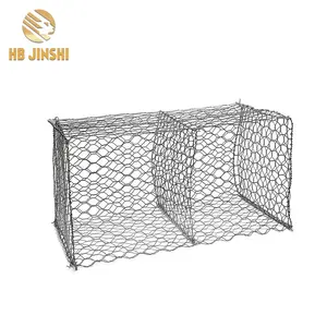 Galvanized flood control weaved gabion