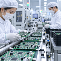 Fabricant de PCBA de haute précision, assemblage de circuits imprimés multicouches avec composants BGA QFN et tests AOI par rayons X