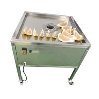 SENYO Automatische Commerciële Gemotoriseerde Fruit- en Groentesnijmachine 300kg/u capaciteit Hotels Aardappelwafelsmachine