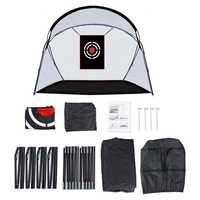 Red de Práctica de Golf con Logotipo Personalizado, Red de Entrenamiento Portátil con Objetivo para Exteriores, Patio Trasero, OEM, ODM