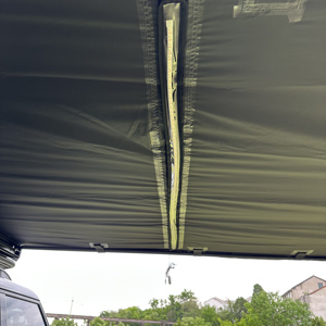 Tente de voiture élégante et résistante aux UV, imperméable, facile à installer, 4 saisons, avec auvent latéral, tente annexe en Oxford - Product Image 2