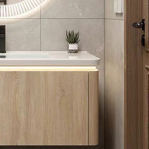 Recién llegado, precio de fábrica con Material de PVC, tocador, gabinetes de baño de estilo moderno a la venta, iluminación de tocador de baño - Product Image 5