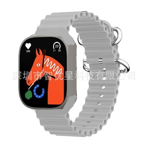 Reloj Inteligente <span class=keywords><strong>HW</strong></span> ULTRA 3 CALL al por Mayor, Reloj Deportivo con NFC y Alipay, Correa de Silicona Cuadrada, Exclusivo de Huaqiang North para Comercio Transfronterizo - Product Image 4