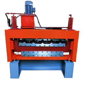 double layer steel profile roll forming machine galvanized steel roof double layer machine