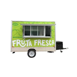 CE certificate concession coffee food trailer hot dog food carts with full kitchen mobile ice cream food truck trailer