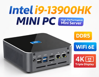 Gaming Mini PC Intel Core I9 13900HK High Performance Desktop Computer Support DDR5 64GB WiFi 6E 4K Triple Display Mini Server