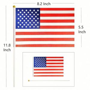 Banderas de Mano Miniatura de Todos los Países del Mundo, 100% Poliéster, Precio Promocional Bajo, para Eventos Deportivos - Product Image 2