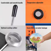 Machines de scellage manuelles les plus populaires, machine de scellage automatique pour gobelets, machine de scellage pour gobelets en plastique pour thé au lait, machine de scellage pour gobelets de yaourt et de boissons