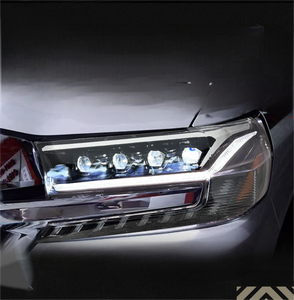 ไฟหน้า LED สีดำเต็มรูปแบบดัดแปลงระดับสูงสำหรับ Toyota Land Cruiser 2015 2016 2017 2018 2019 2020 2021สภาพใหม่ - Product Image 3